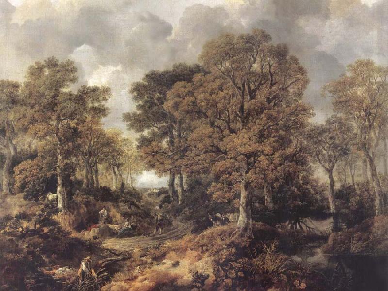 Thomas Gainsborough Cornard wood oil painting image